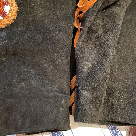 ECHO MOUNTAIN Vintage black suede woman’s jacket, size 8. VGUC - Picture 12 of 13